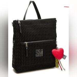 Steve Madden Crossbody Backpack Convertable Quilted Bag